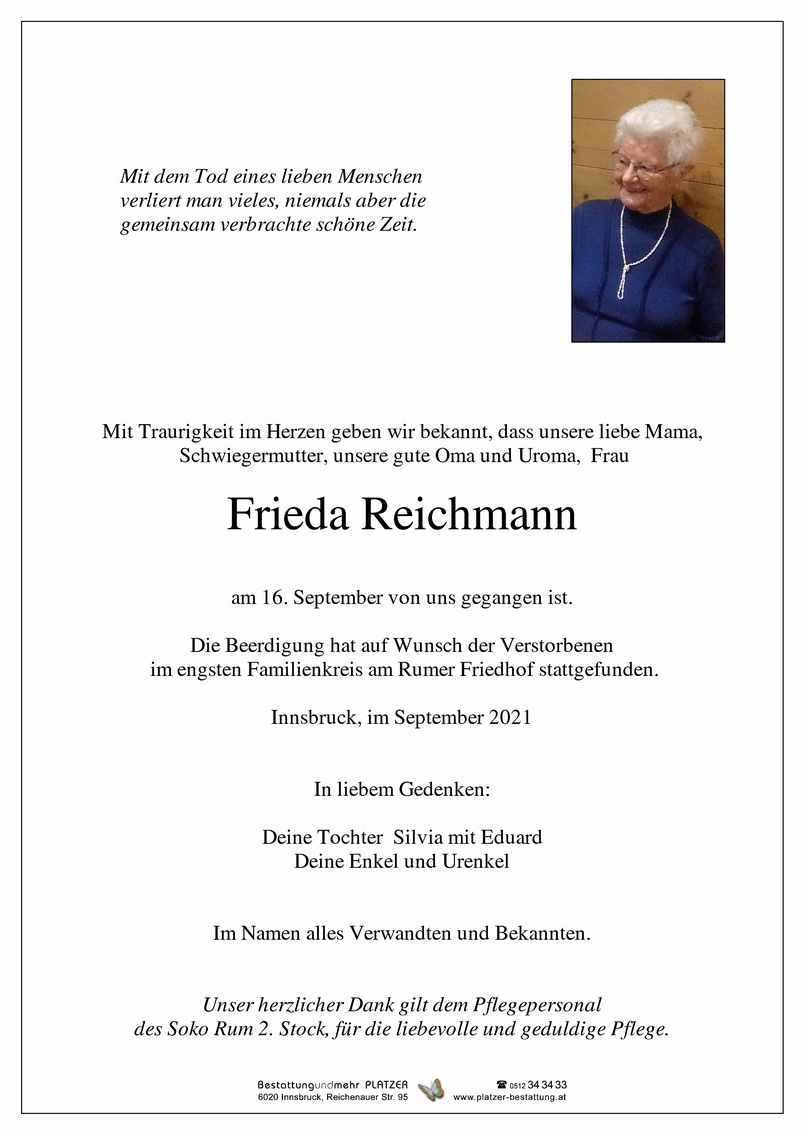 Frieda Reichmann