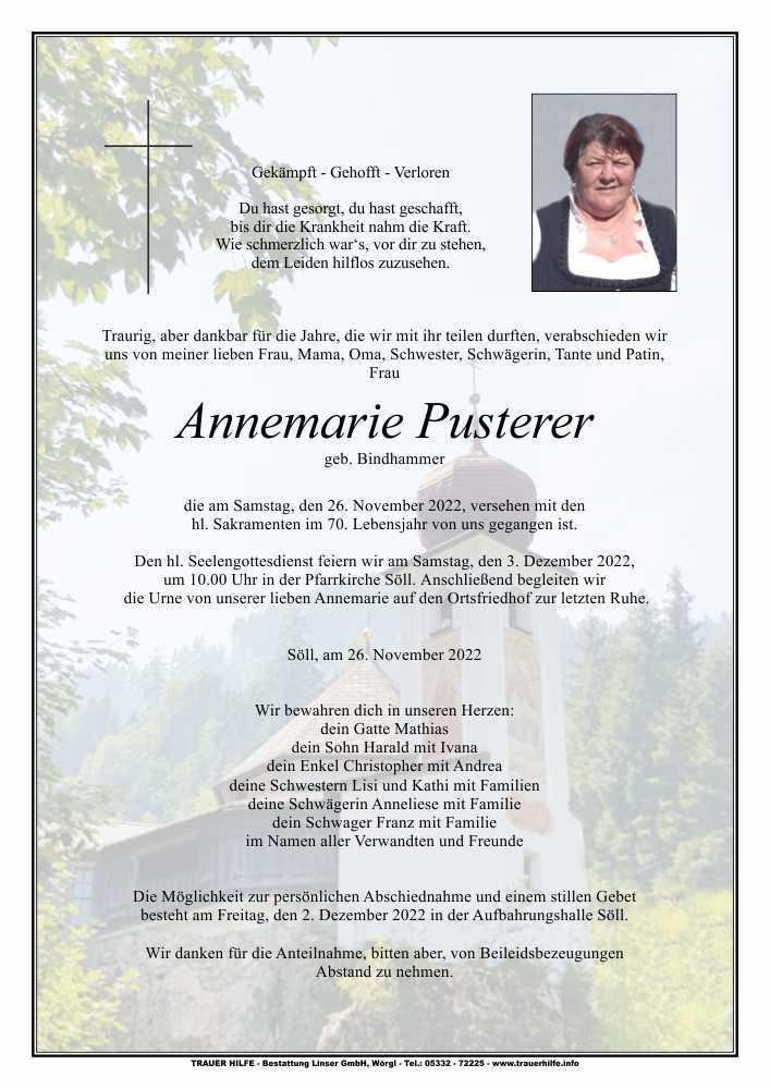 Annemarie Pusterer