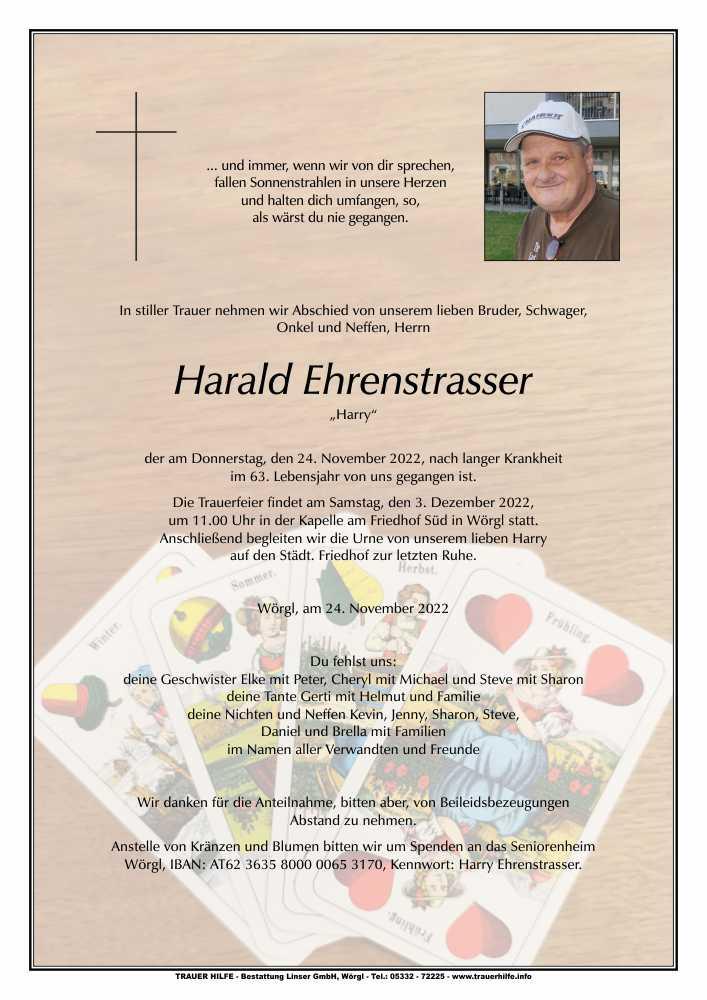 Harald Ehrenstrasser
