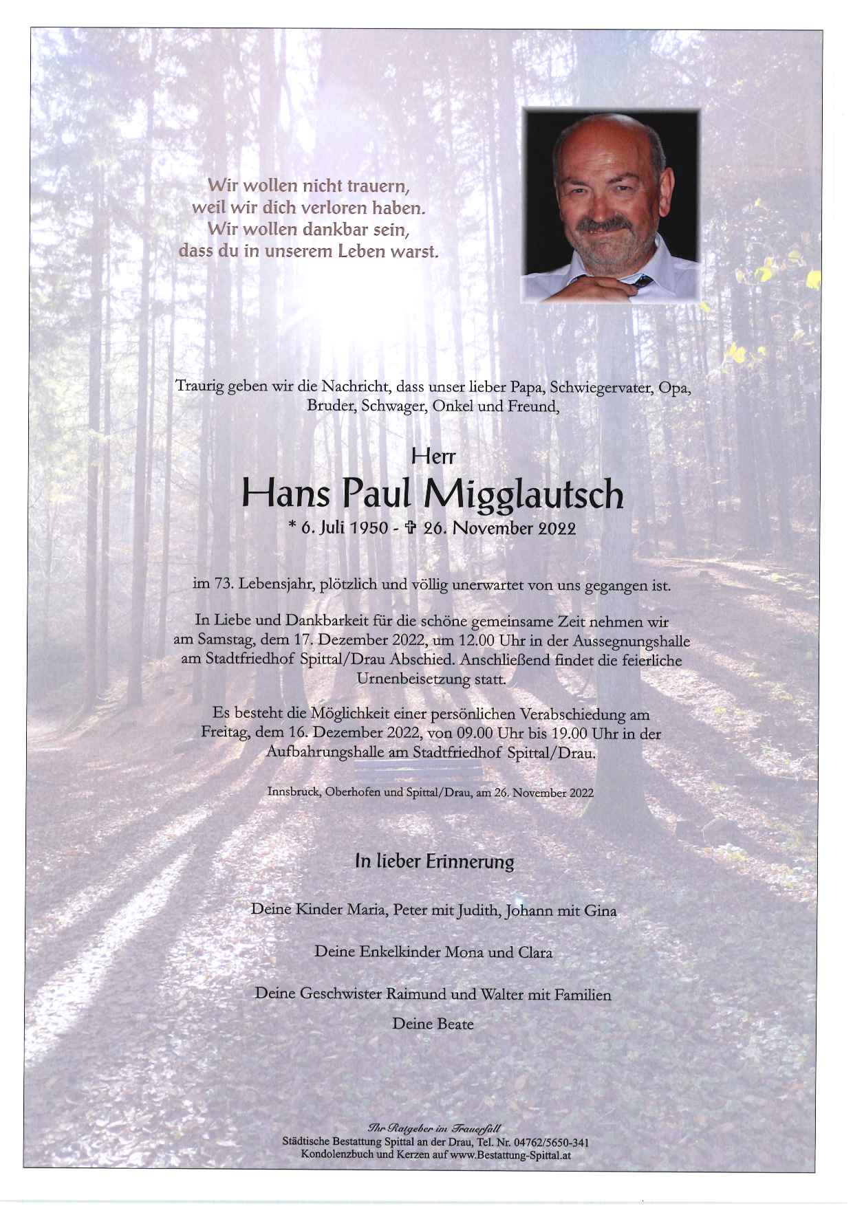 Hans Paul  Migglautsch 