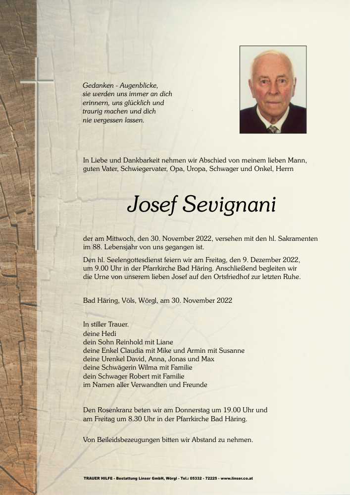 Josef Sevignani